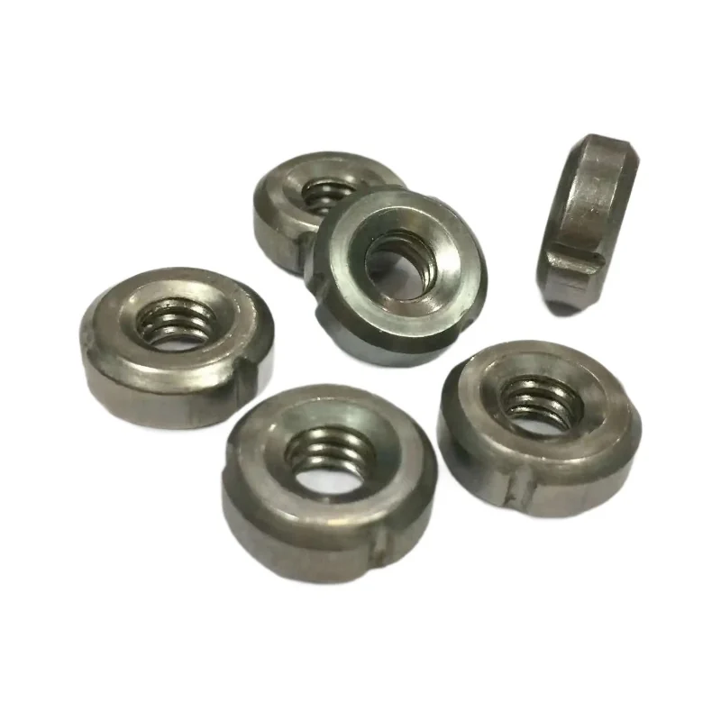 M6 External Path8.1-17.8 Three-Groove Internal Sleeve Thread Round Nuts Tube Internal Plug Weld-On Nuts III Recess Furniture Shut up. Nut