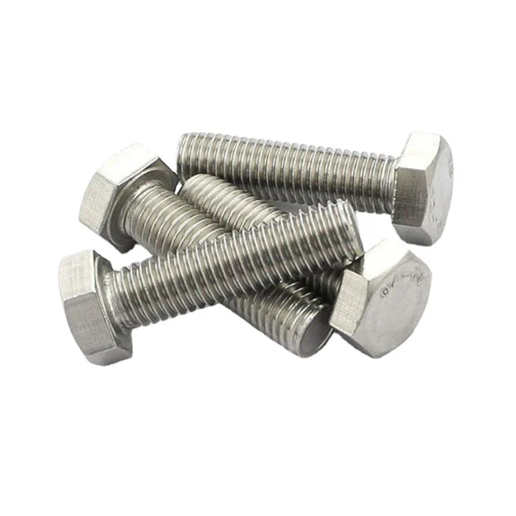 DIN933 Fully Threaded Hex Bolts M3-M18 304 Stainless Steel