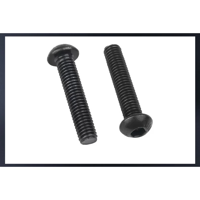 10.9Level Button Head Hex Socket Screws 12.9Level40Cr Black High-Strength Champagne. Pan Head Bolts