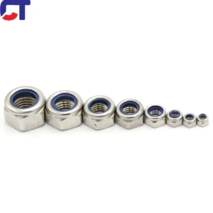Stainless Steel 201 Nylon Lock Nuts Captive / M4 5 6 8 10 12