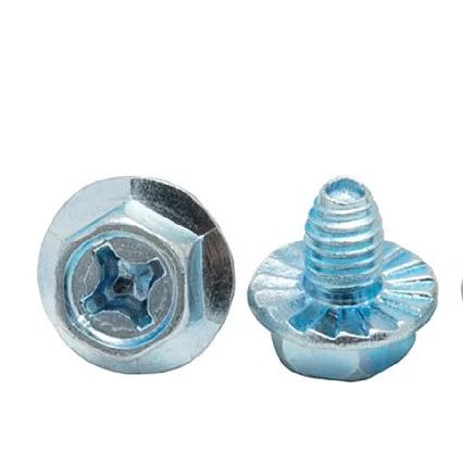Flanged Cross-Recessed Trilobular Thread With Tooth Hex Head Flange Trilobular Thread Screws Self-Tapping Screws Lock Screws M4M5M6M810