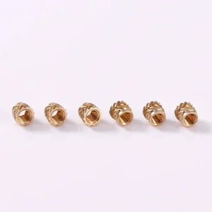 3604 Copper Heat-Set Threaded Inserts Injection-Molding Copper Nuts Diagonal Knurl Copper Insert Pieces Knurled Nuts Imperial Knurled Copper Nut Copper Insert Enter