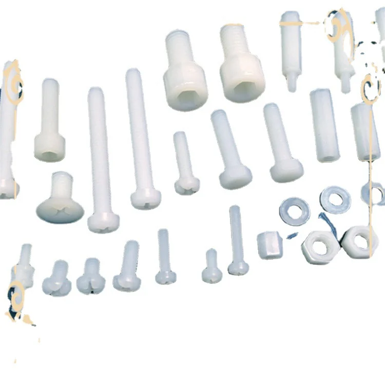 Round Head Machine-Thread Cross-Recessed Screws Nylon Plastic M2 M2.5 M3 M4 M5 M6