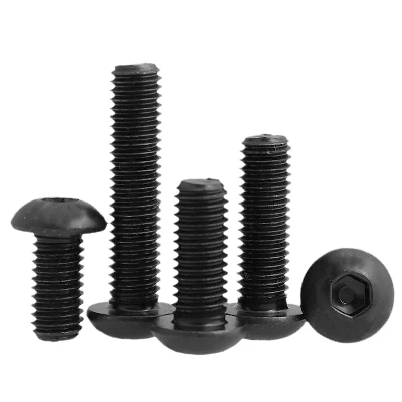 10.9Level Plated Black High-Strength Hex Socket Screws Button Head Hex Socket Screws Champagne. Screws M5/M6/M8/M10