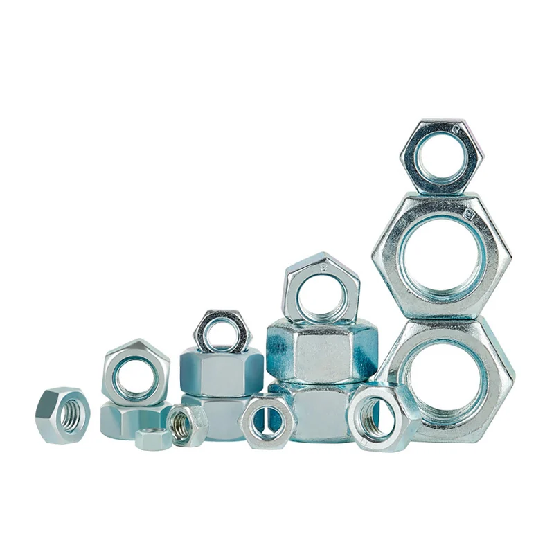 Grade 8 Zinc-Plated Hex Nuts