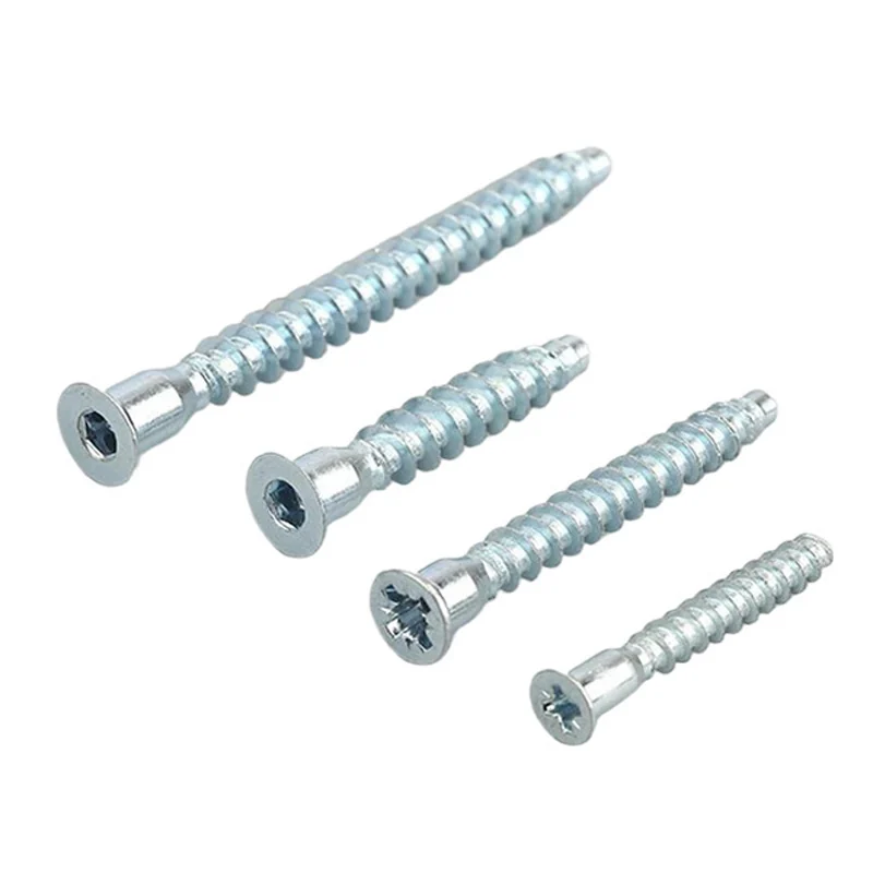Hex Socket Cross the mountain. Screw Straight Knurl Wood Thread Screws Cabinet Furniture Self-Tapping Screws Straight Knurl Screws Wood Autocut Screws