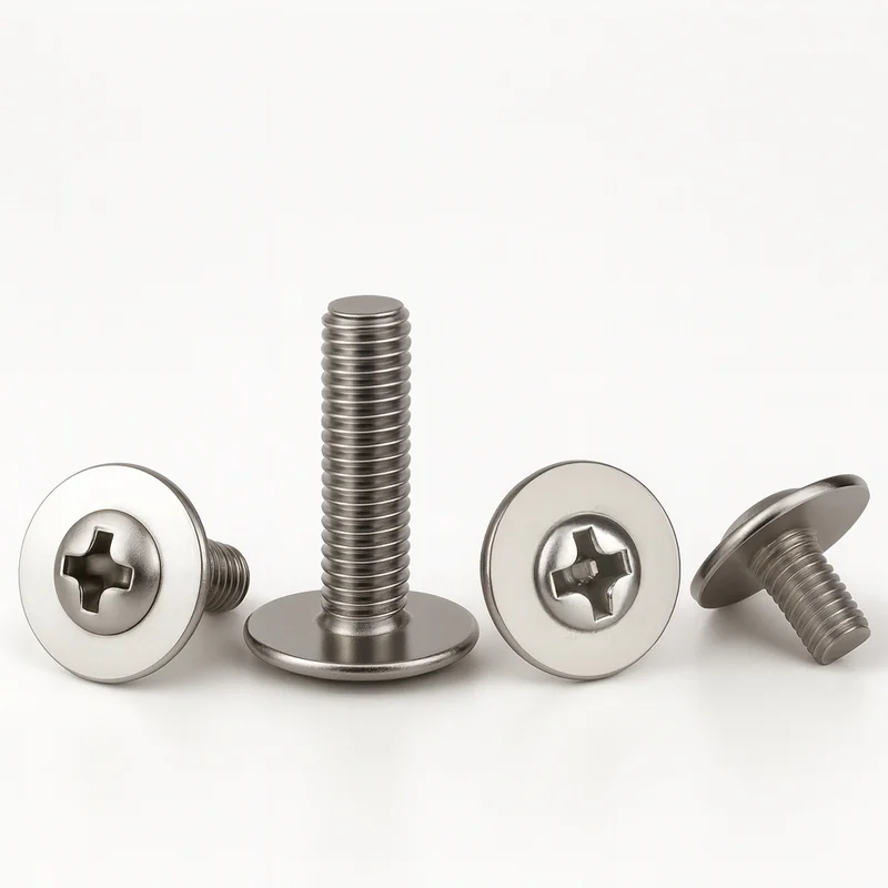 PWM With Washer Machine Screws Large Washer Iron Carbon Steel Nickel-Plated Black Zinc Blue-White Zinc-Plated Washers