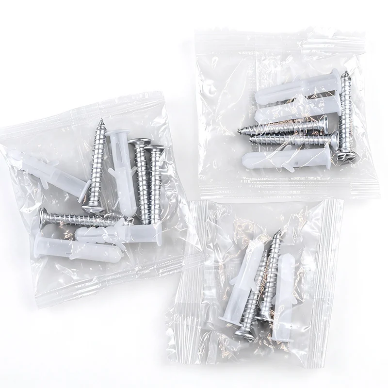 Self-Tapping Screw Kits Green White Plastic Expansion Tube Wall Mounting Screw Assortment Electrical and Bathroom Home Bolts Bagged