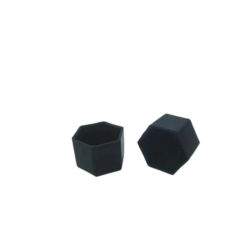 Plastic Flat Head Hex Screws Protection Cap Green Color Rust-Resistant Nuts Protection Cap