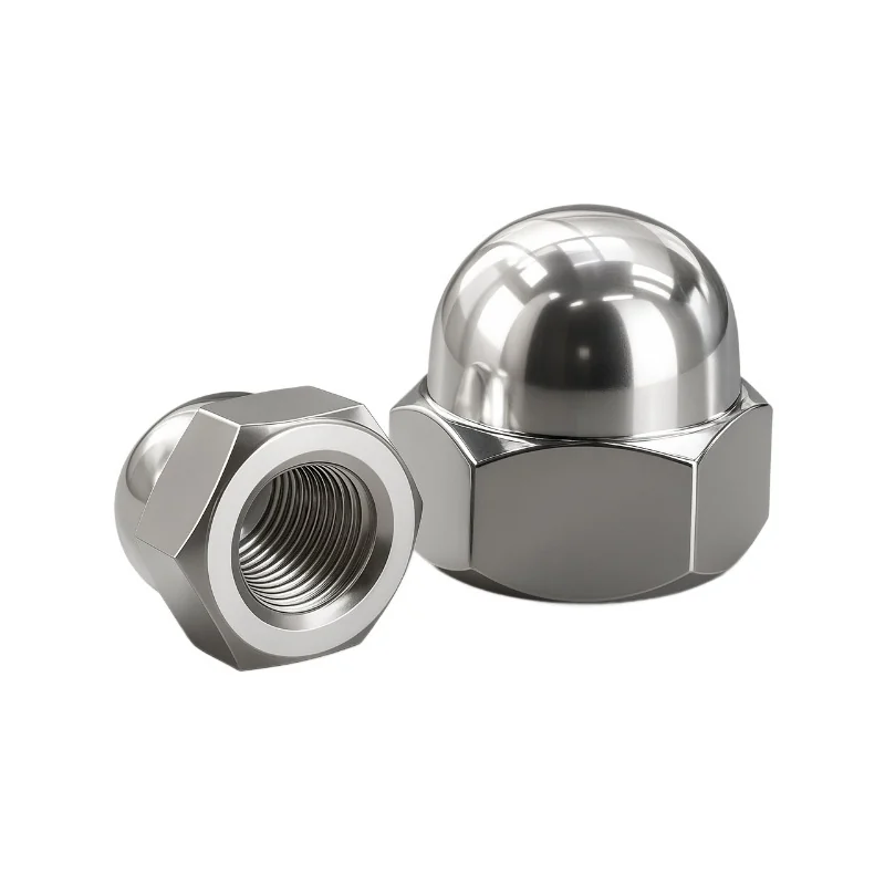 Cap Nut Cap Nuts 201 Stainless Steel 304 Stainless Steel Nickel-Plated White Zinc-Plated Salt fog Cap Son Nuts M3M4M5