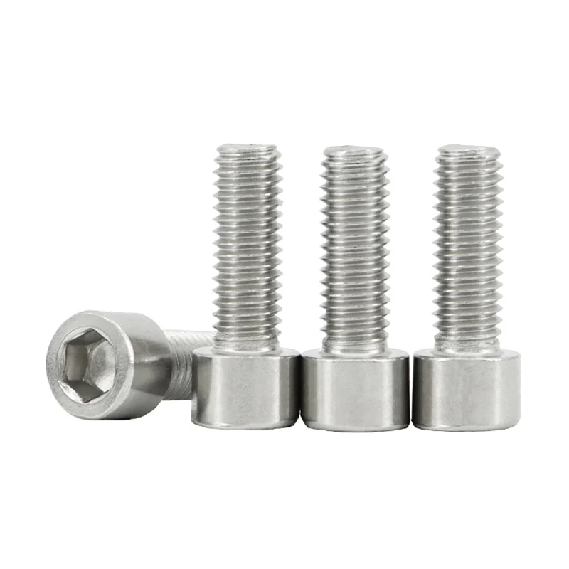 304 Stainless Steel Socket Head Cap Screws Small Socket Cap Head Screws M1.6M2.5-M6 Small Cylindrical Head Small Cap Small Head Path Screws