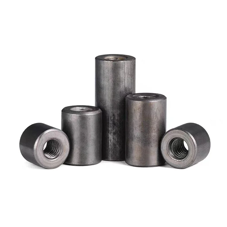 Iron Plain Finish Long Cylindrical Weld Nuts Weld-On Nuts Park Stud Type Thick Extra High Connecting Nuts Stud M3M4M5-M16