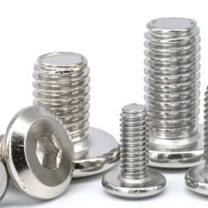 304 Stainless Steel Chamfered Button Head Hex Socket Screws Furniture M6/M8