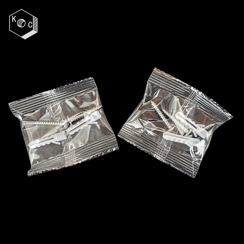 Transparent Plastic Screws and Nuts
