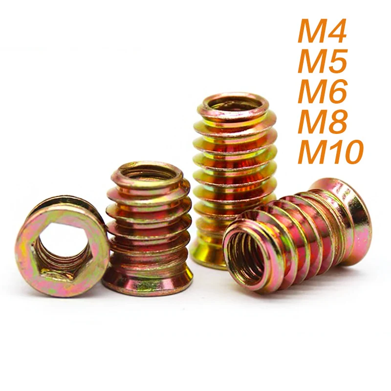 Internal and External Threaded Insert Nuts