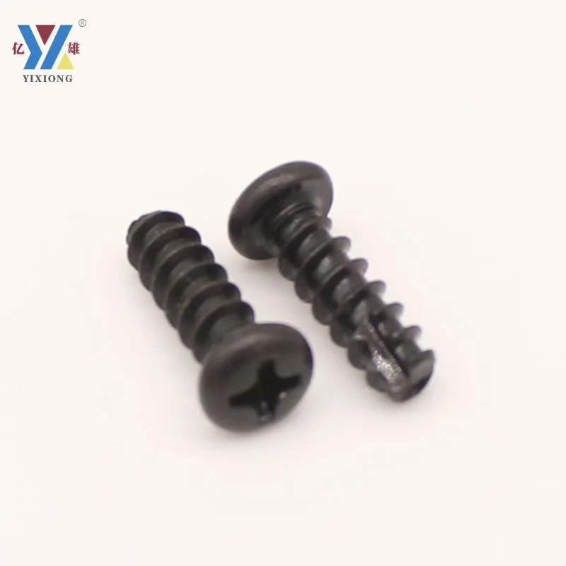 Billions. Plated Black Cross Recess Round Head Yeah. Tip Cut Tip Cut Tip Self-Tapping Screws Screw M2M2.3M2.6M3M4