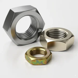 GB808 Fine Thread Thin Nuts Thin Nuts Hex Flat Nuts Hex Thin Nuts M10*1* Tube Nuts Oversaline fog.
