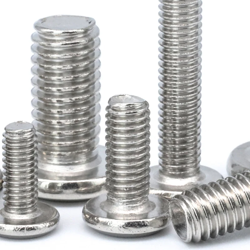 304 Stainless Steel Chamfered Button Head Hex Socket Screws Furniture M6/M8
