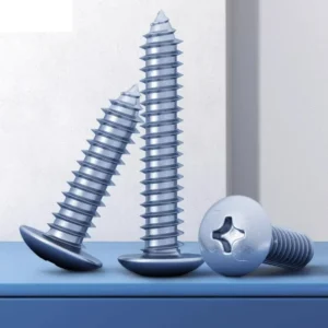 304 Stainless Steel Cross-Recessed Large Truss Head Self-Tapping Screws 316 Mushroom Head Black Zinc-Plated Truss Head M5
