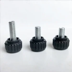 Thumb Screws Round Injection-Molding Carbon Steel Screws Rise Adjustable Handle Plastic Head CrunchM5M6