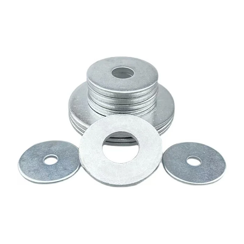 Grade 4 Zinc-Plated Extra-Wide and Thick Flat Washers