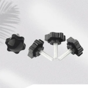 M4~M12 Star-Shaped Crunch Plastic Head Screws 25#32#38# Hex Hexalobular Thumb Screw Kits Rubber