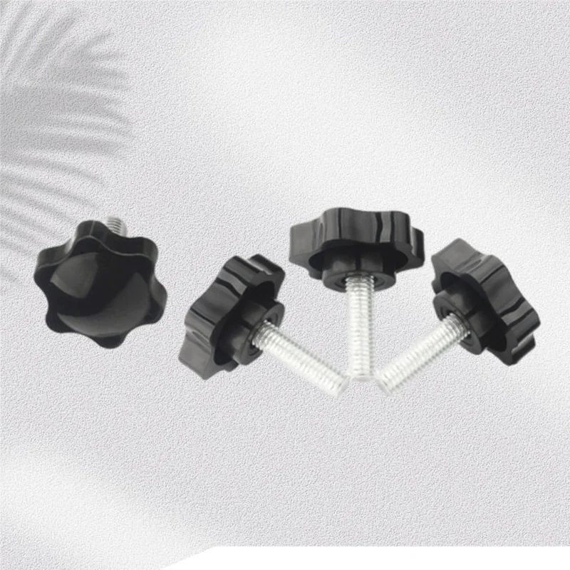 M4~M12 Star-Shaped Crunch Plastic Head Screws 25#32#38# Hex Hexalobular Thumb Screw Kits Rubber