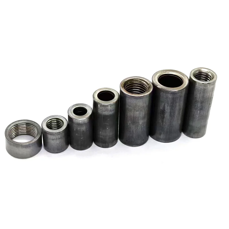 Long Round Nuts Internal Threaded Weld-On Cold-Headed Non-Standard Carbon Steel Cylindrical