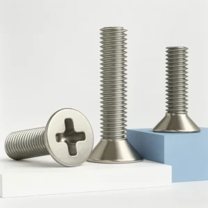 KM Machine-Thread Cross-Recessed Countersunk Head Screws Flat Head Carbon Steel Iron Nickel-Plated Chinese National Standard High-Strength Hardened GB819M2M2.3