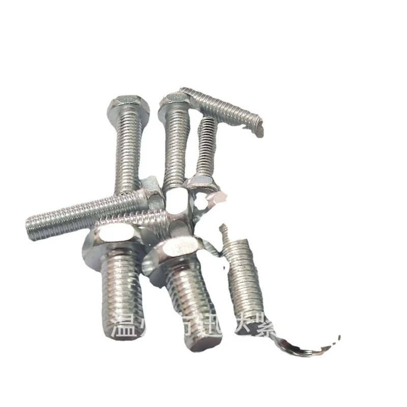 GB30Diaphragm Hex Bolts Cave Hex Head Screws Zinc-Plated Injection-Molding Screws Large Dent Head Hex Head Screw