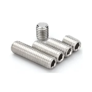 304 Stainless Steel Flat Point Set Screws Hex Socket M3-M16 DIN913 Headless Machine m