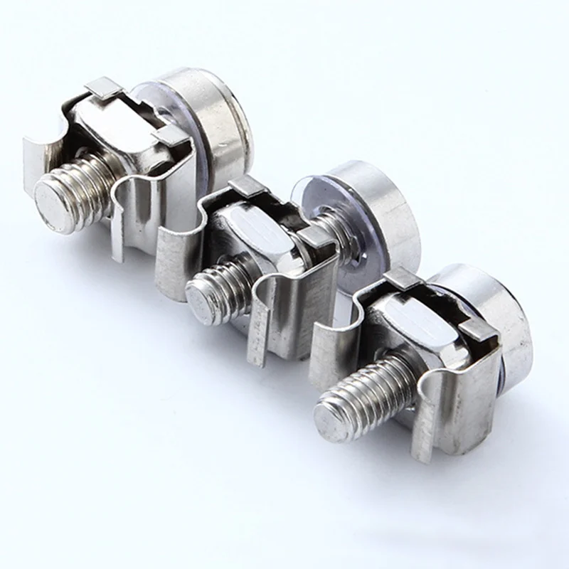 M5M6Crown Screws Computer Case Equipment Cabinet Screws Card Nuts Floating Nuts