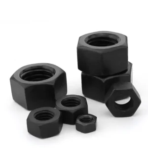 12.9Level High-Strength Hex Nuts Black Young Thread Hex Nuts Fine Thread Nuts M2M4M6M8M12M30