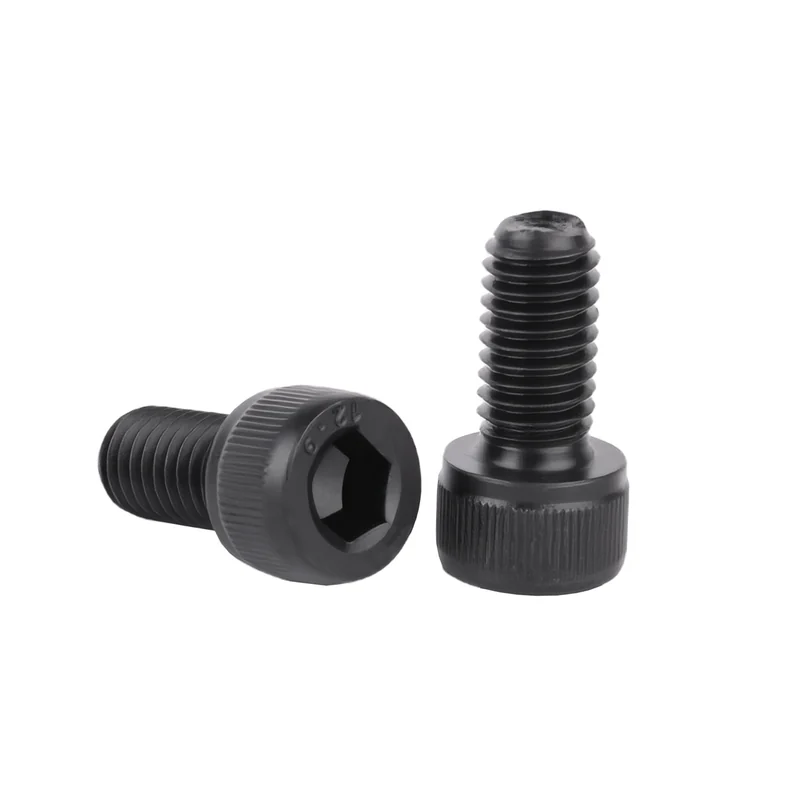 Grade 12.9 High-Strength Blackened Fully Threaded Socket Head Cap Screws DIN912 M1.4-M6