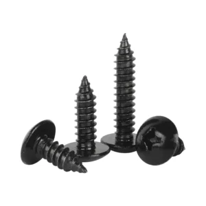 TA Cross-Recessed Black Large Truss Head Round Head Self-Tapping Screws M3 Truss Head M4 Mushroom Flat M5