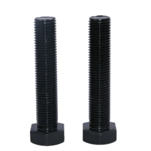 Grade 8.8 High-Strength Hex Bolts Chinese National Standard gb5783 Blackened M5-M64