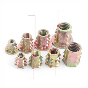 Furniture Stab Nut M3/M4 Zinc Alloy Speaker Pointed Stab Nuts Stab Nut With Washer No Suke. Conical Furniture Embedded Screw
