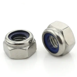 304 Stainless Steel Nylon Lock Nuts M2-M36 DIN985