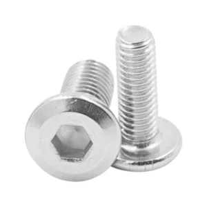 304 Stainless Steel Chamfered Angle Furniture Hex Socket Screws Button Head Bolts Large Flat Head Chamfered Hex Socket Screws