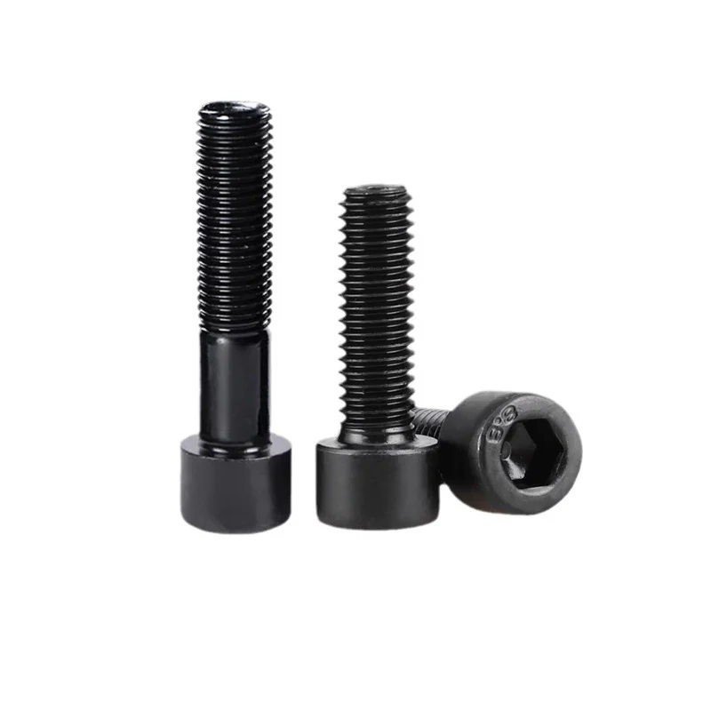 Grade 8.8 Blackened GB70 Socket Head Cap Screws M3-M14 High-Strength Carbon Steel