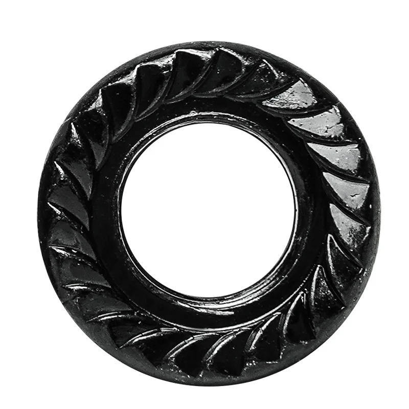 Carbon Steel Black Flange Nuts 304 Stainless Steel Plated Zinc Flanged Hex Flange M4M5M6M8