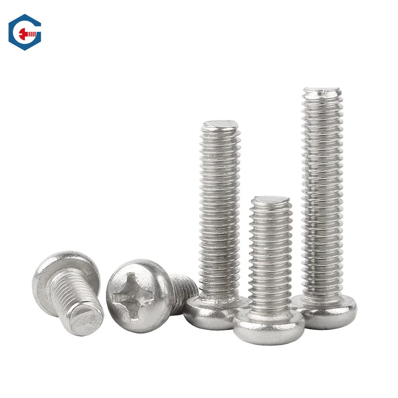 cross-recessed pan head screws