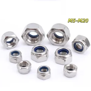 Nylon Lock Nuts Hex Anti-Slip M6M8M10M12M14M16M18M20