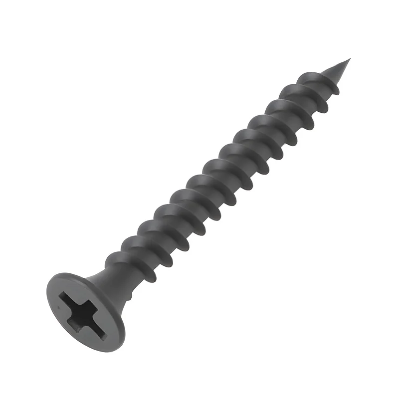 Black Countersunk Head Self-Tapping Screws Cement Wall Plate Flat Head Wood Gypsum M3.5
