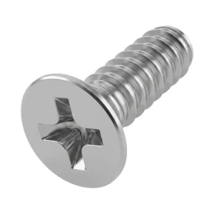304 Stainless Steel Cross-Recessed Countersunk Head Self-Tapping Screws KB Flat Head Coarse Thread Flat End m1m1.2m2m3m4m5