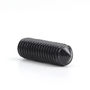 Set Screws Grade 12.9 Plated Black Zinc Hex Socket Cone Point Machine m