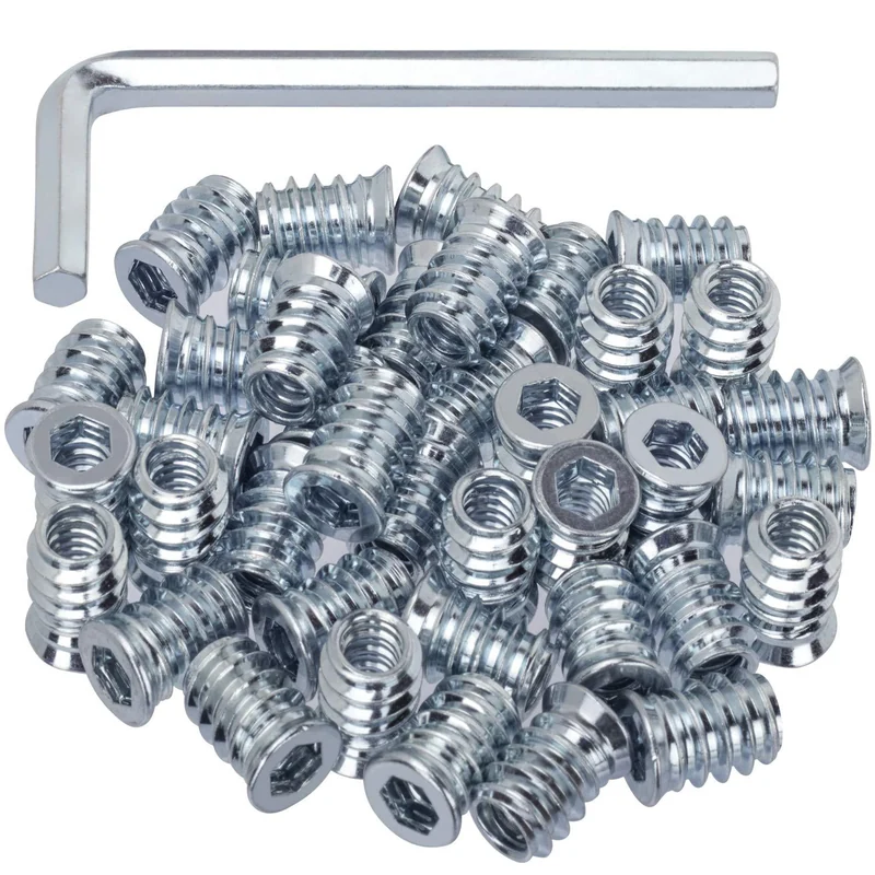 Internal and External Threaded Insert Nuts