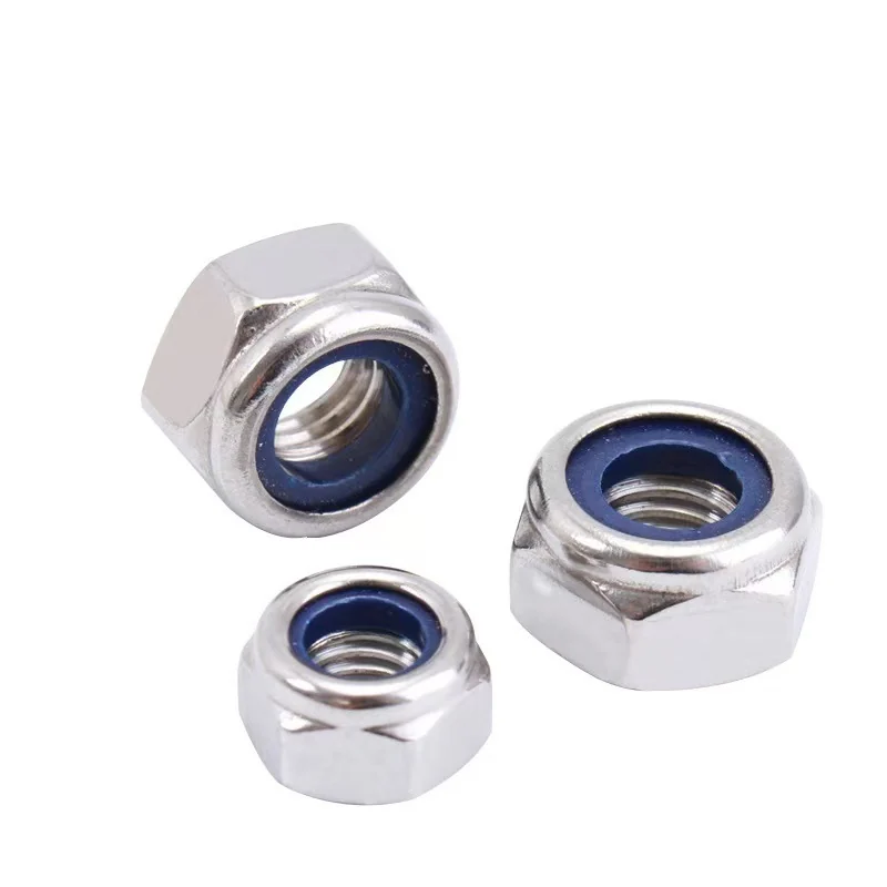 Nylon Lock Nuts Hex Anti-Slip M6M8M10M12M14M16M18M20