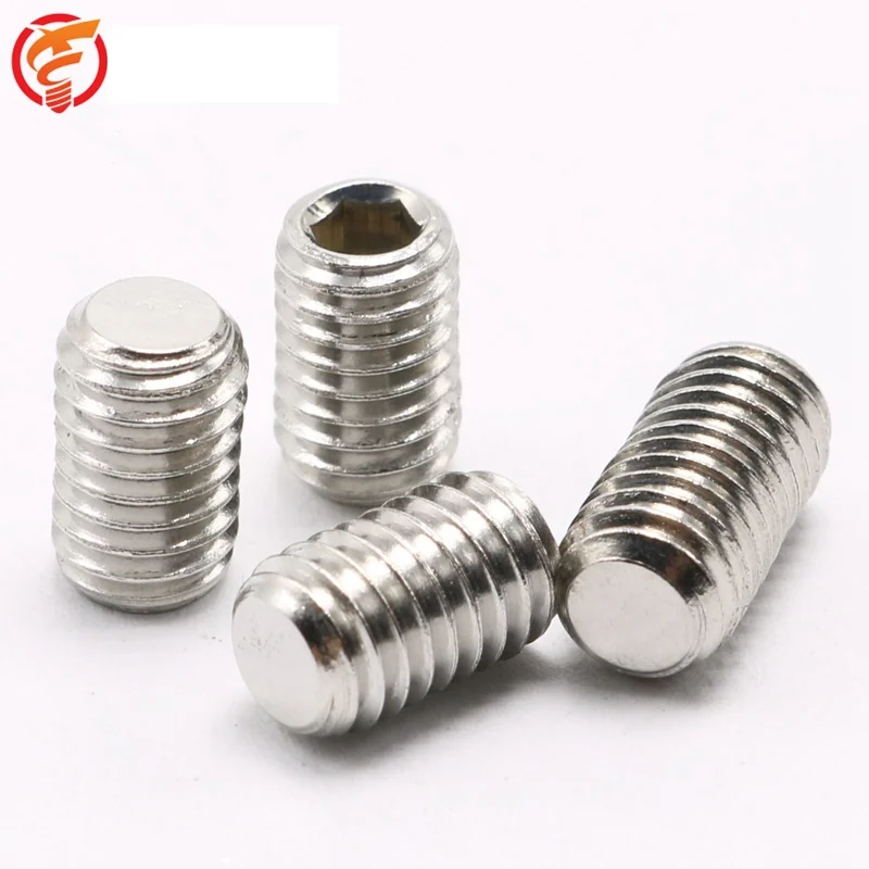 304 Stainless Steel Machine m Cup Point Set Screws Hex Socket Headless Set M3M4M5M6M8