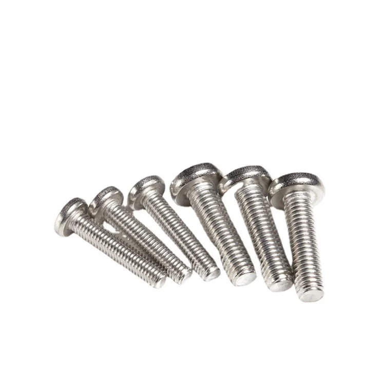 GB818Pioneer Cross-Recessed Pan Head Screws M3-M6PM Cross-Recessed Round Head Screws 304 Stainless Steel Screws